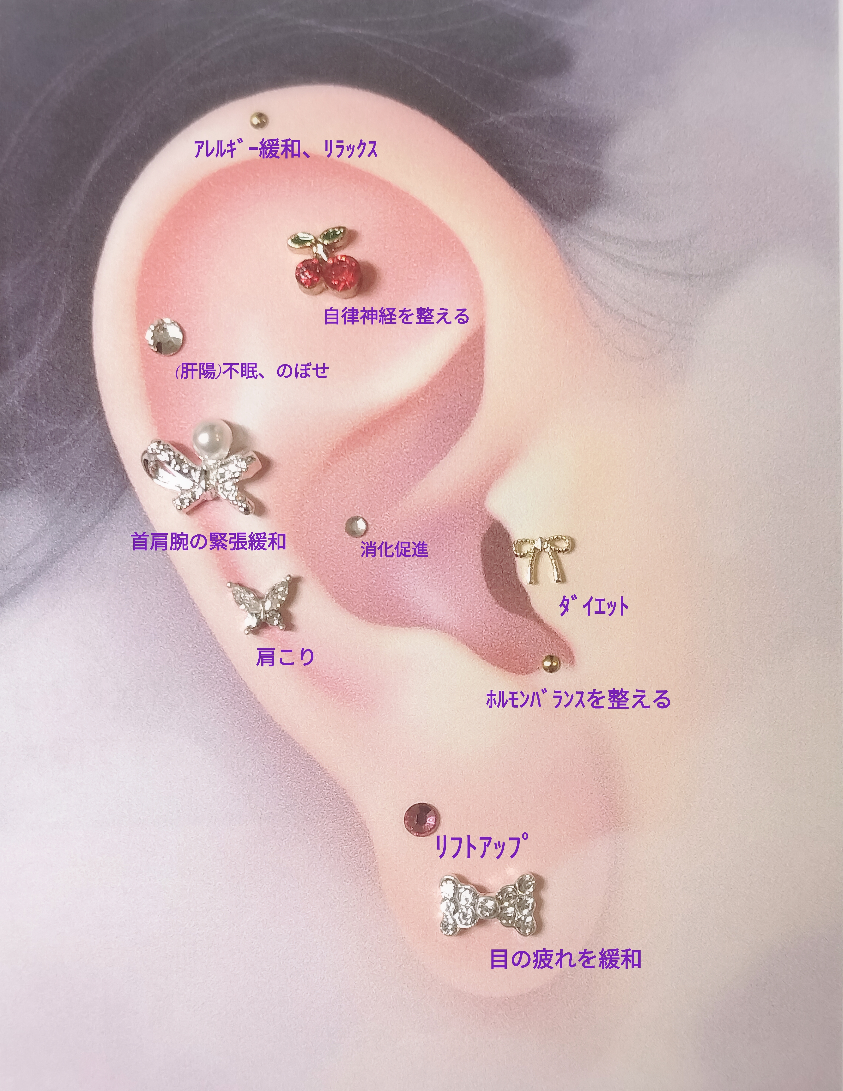 耳つぼジュエリー講座】 | 元住吉 ネイルサロンCS Nail(シーエスネイル)